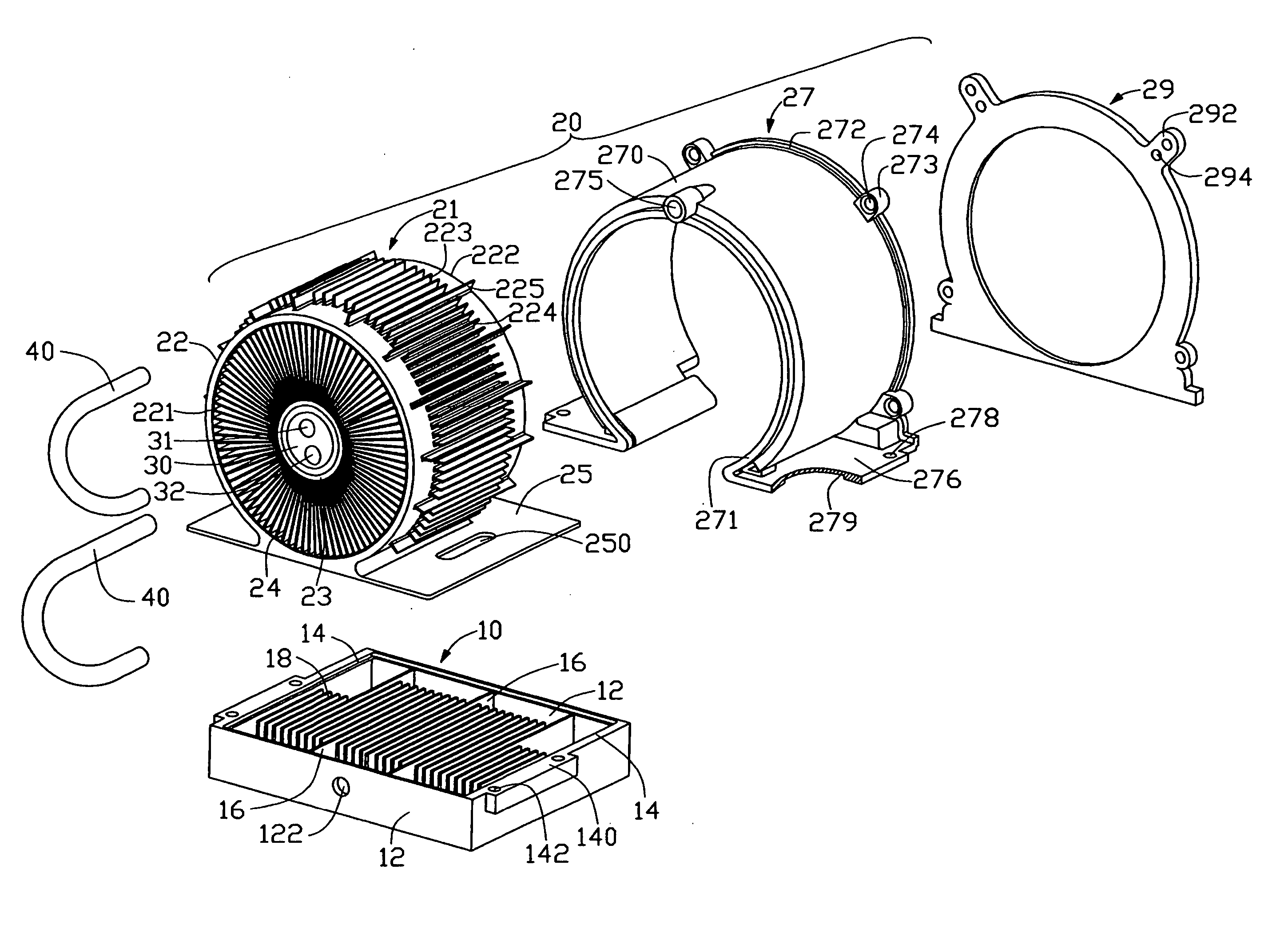 Integrated liquid cooling system for electrical components