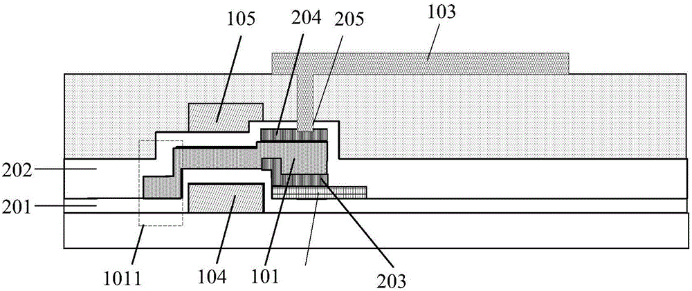 Thin film transistor, manufacturing method thereof and corresponding device