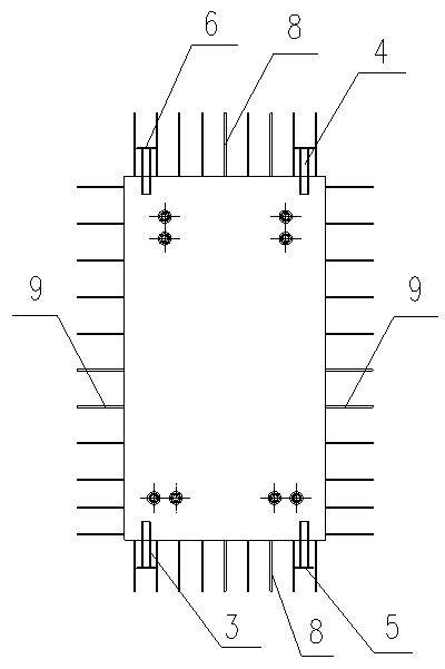 Splicing type prefabricated wall body and upper and lower connecting structure thereof