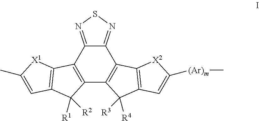 Polymers derived from bis(thienocyclopenta) benzothiadiazole and their use as organic semiconductors