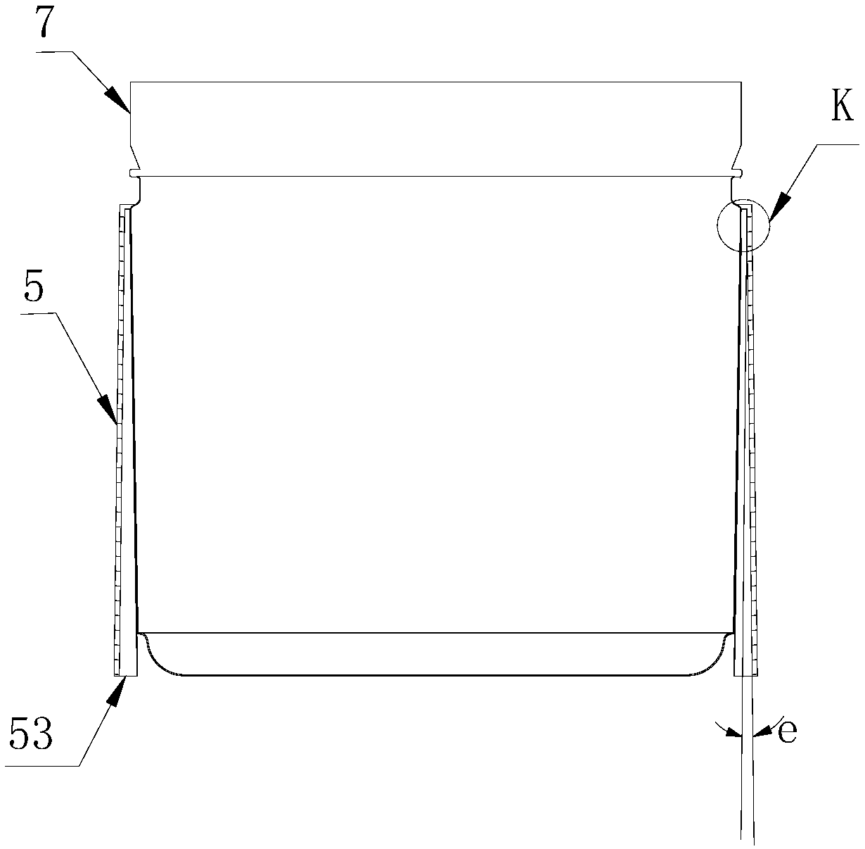Washing equipment and washing water outlet method