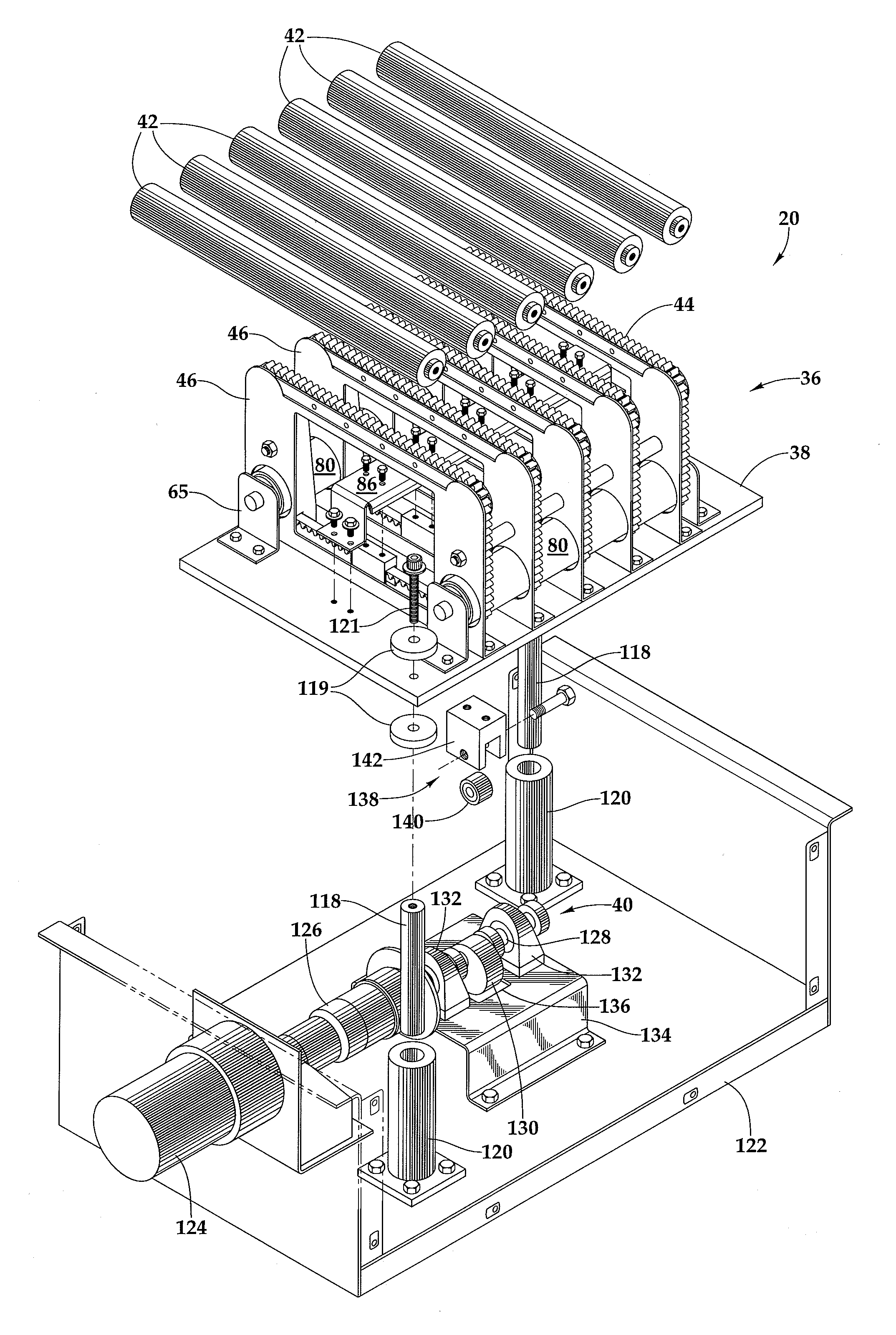 90 degree cross transfer conveyor