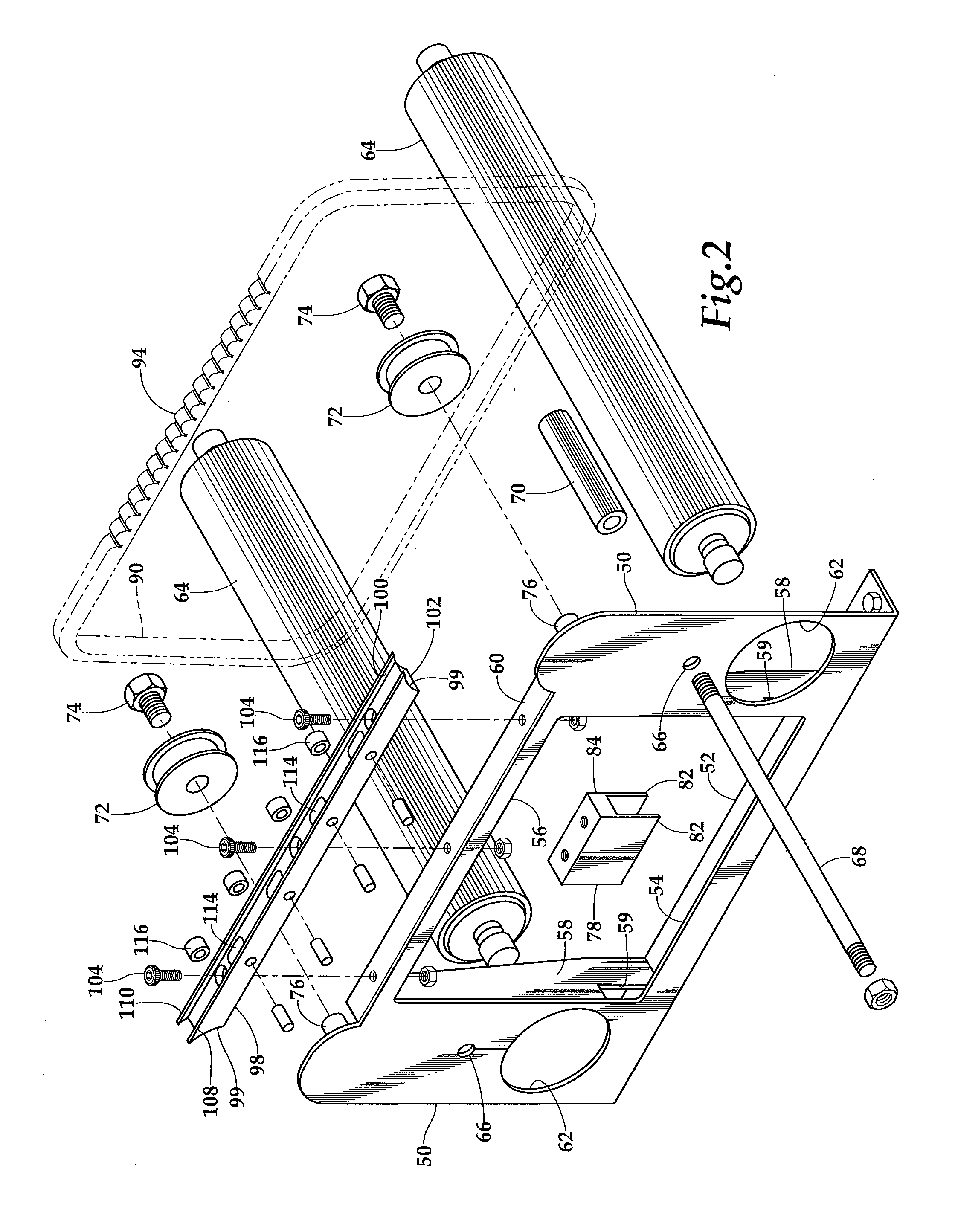 90 degree cross transfer conveyor