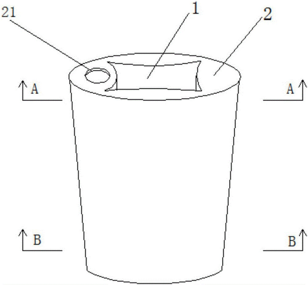 Planting container with water storage cavity and infiltrating irrigation method thereof