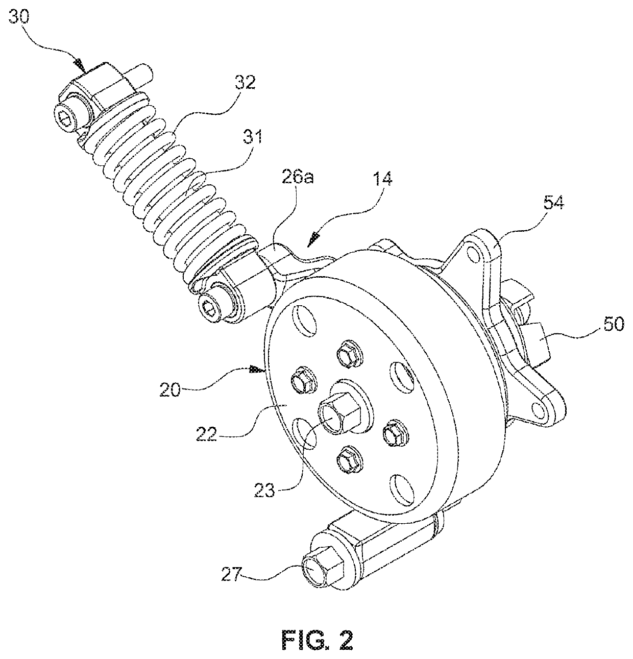 Auto tensioner and auto tensioner-integrated engine auxiliary device