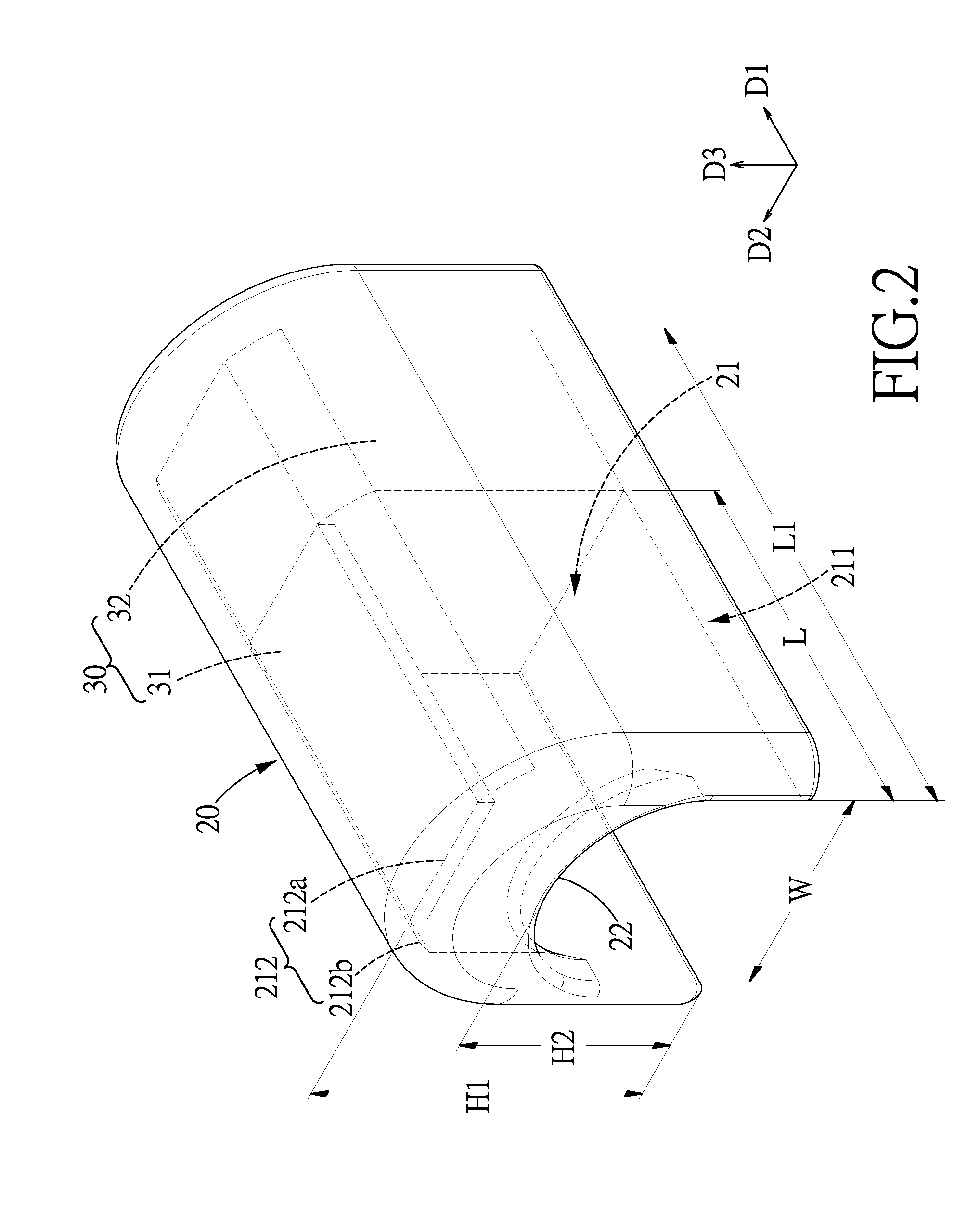Portable light emitting device and a lamp equipped with it