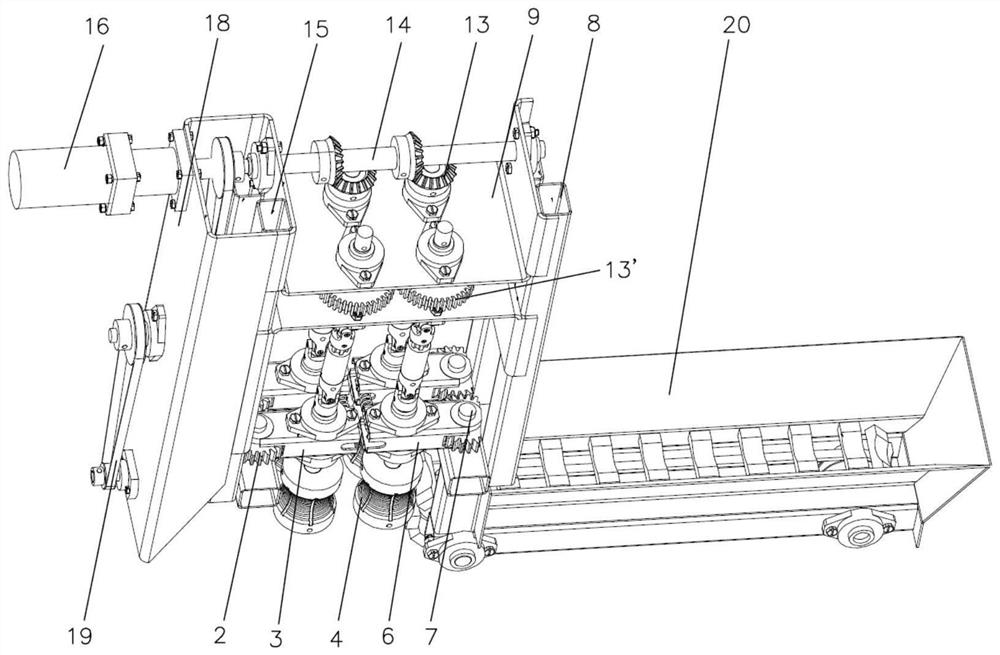 A high-efficiency corn cob device