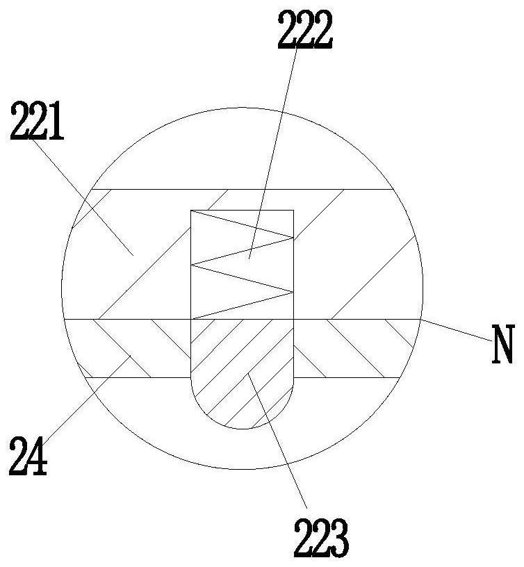 Manual drawing type sputum suction device