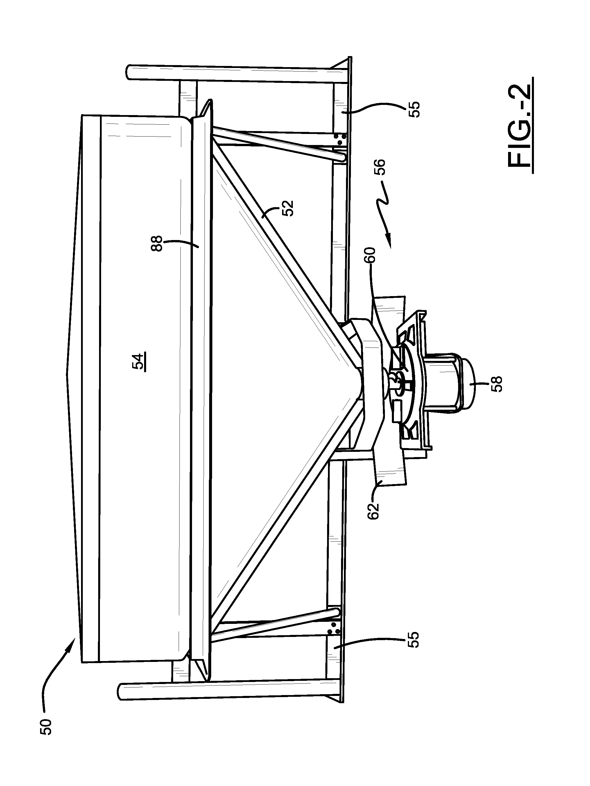Method and apparatus for stopping a spreader