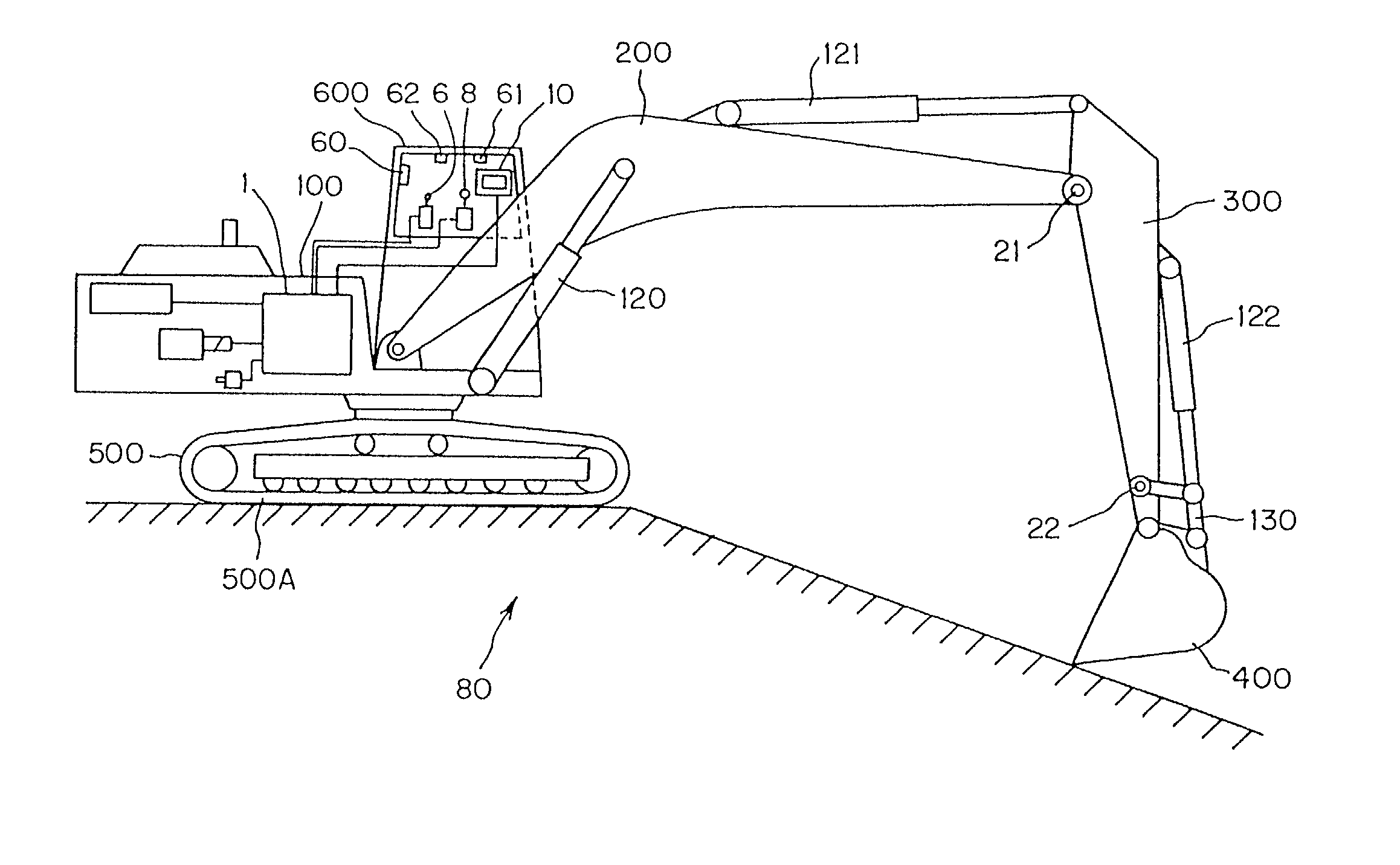 Voice-actuated control device of construction machine