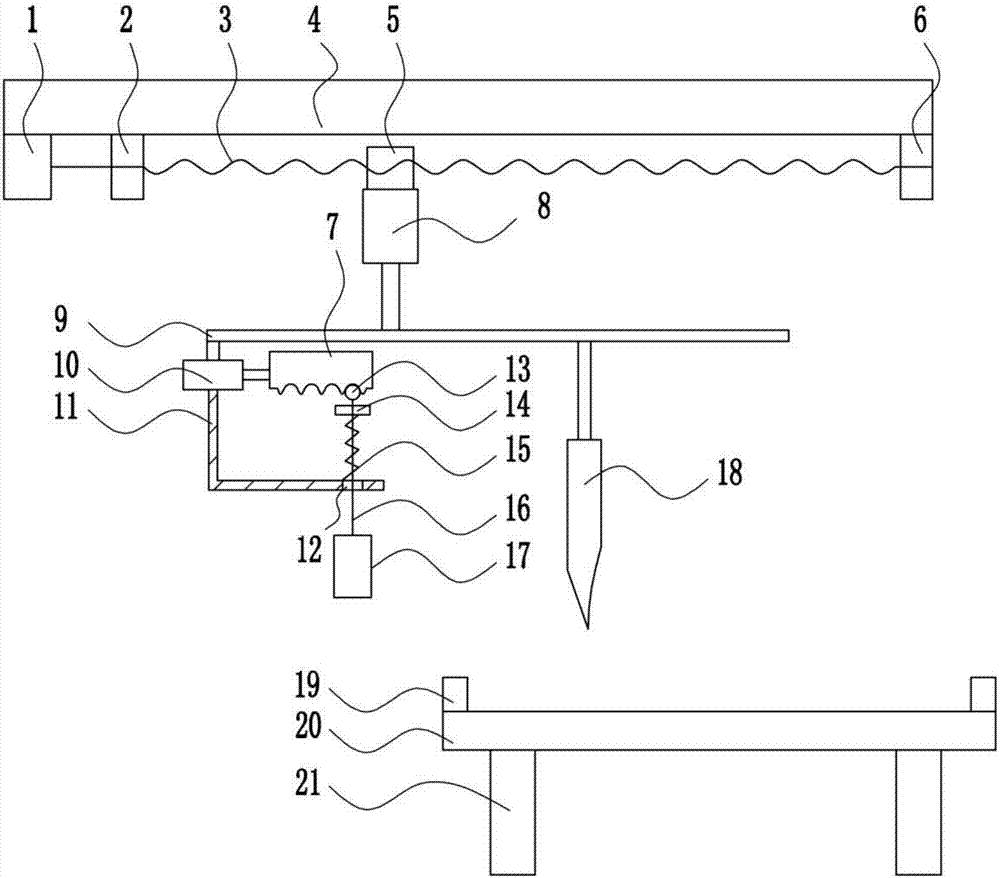 A high-efficiency grinding and cutting machine for mosaic tiles