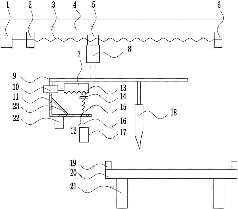 A high-efficiency grinding and cutting machine for mosaic tiles