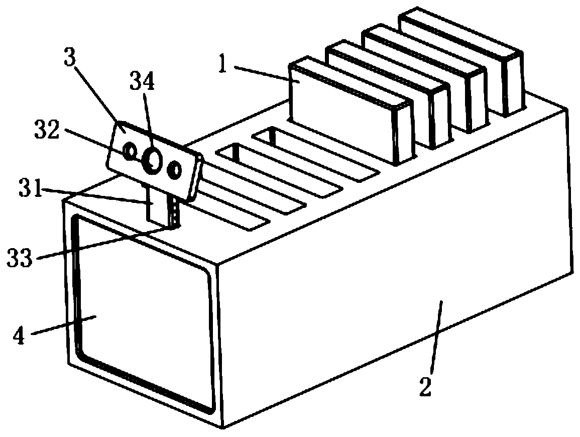 Shared mobile charger device capable of being rented by face scanning and use method thereof