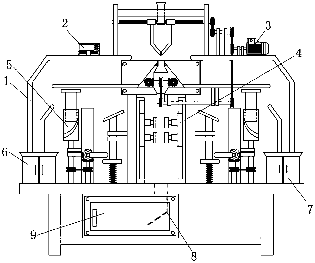 Oil crop pre-treatment device