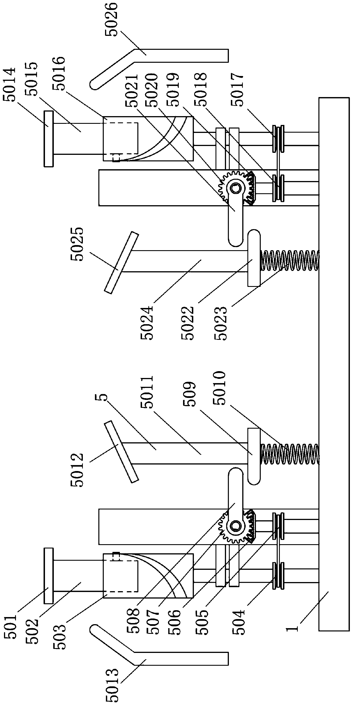 Oil crop pre-treatment device