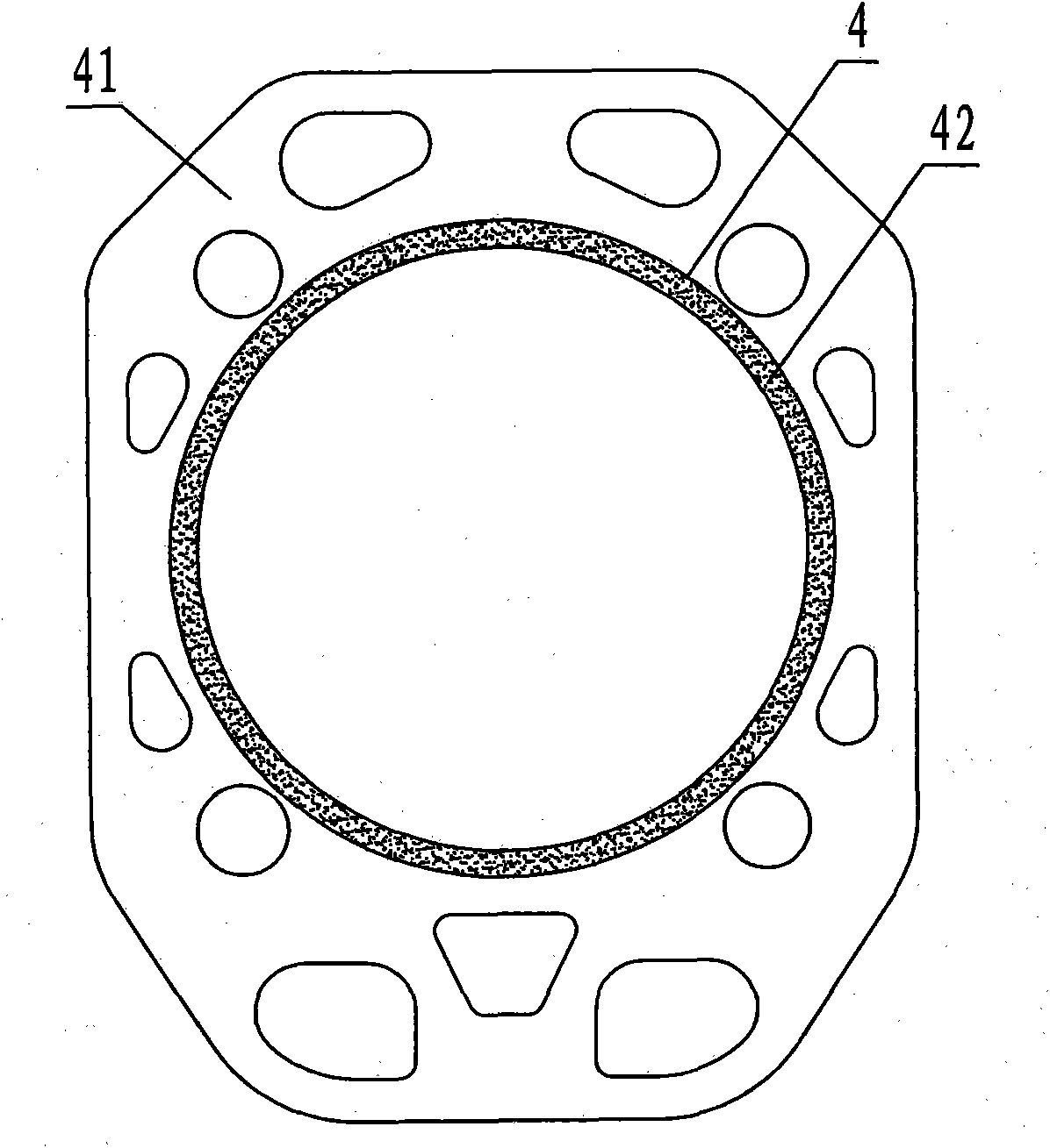 Cylinder fitting of single cylinder diesel