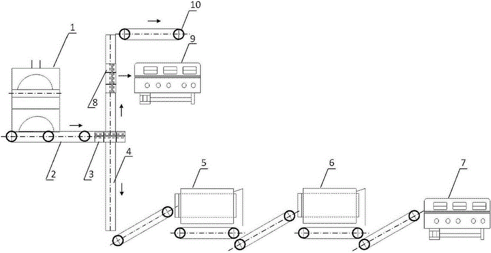 A combined device and method for sorting toxic and harmful substances in domestic waste