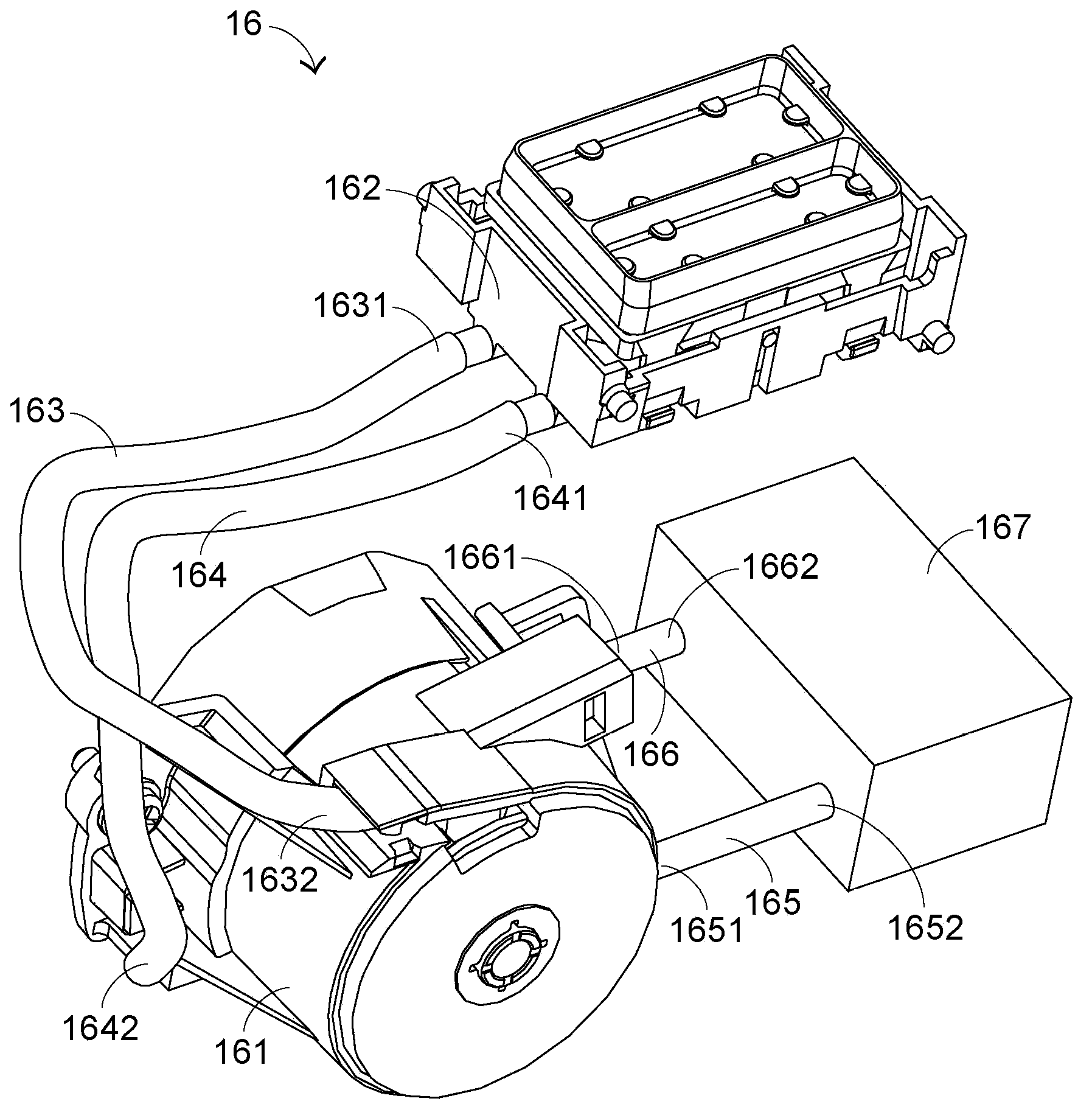 Jet nozzle cleaning mechanism of ink-jet printing device