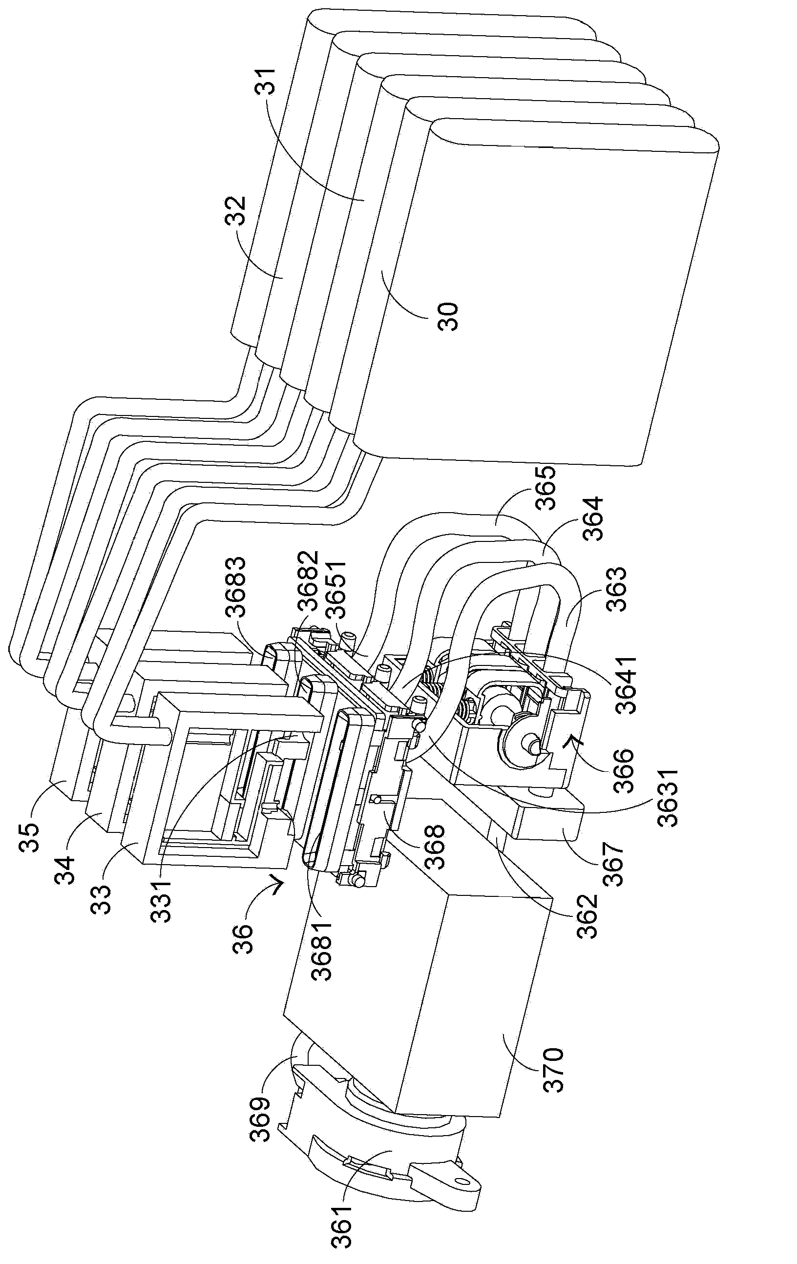 Jet nozzle cleaning mechanism of ink-jet printing device