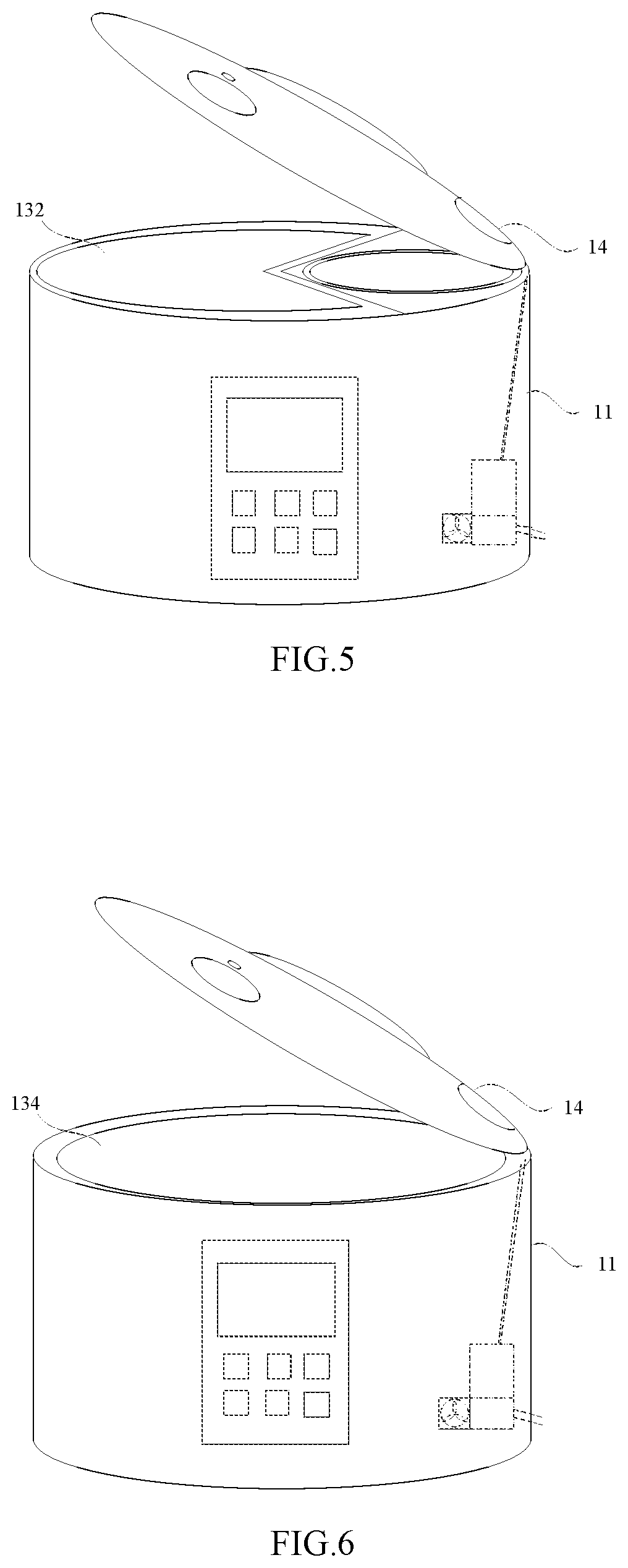 Cooking device with image detection sensor