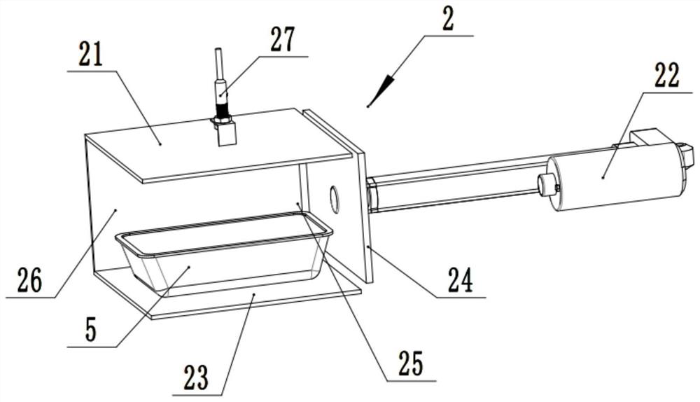 Take-out meal box recycling device and using method thereof