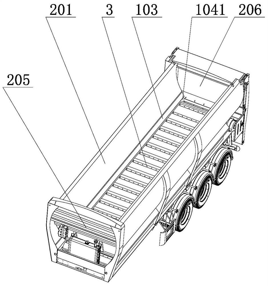 dump semi-trailer