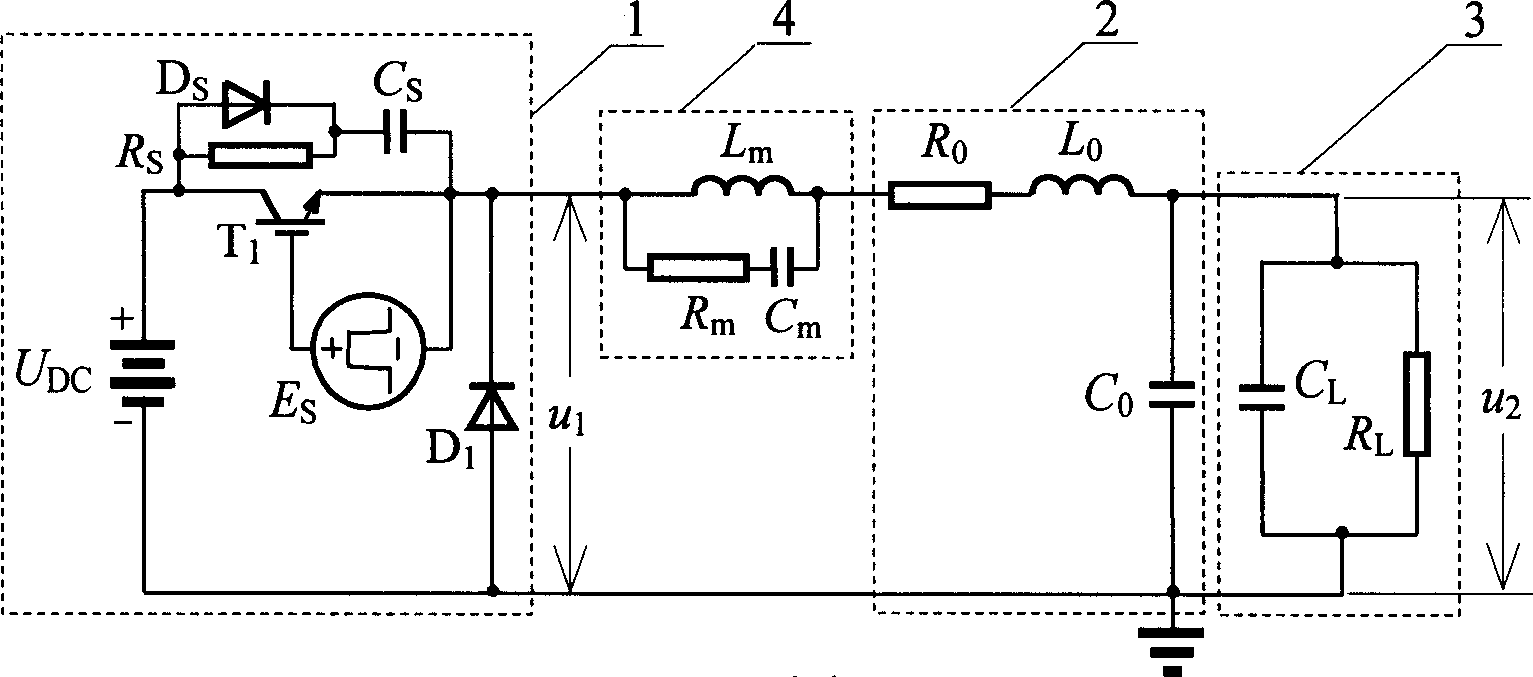 Matching circuit between pulse power source and capacitive load