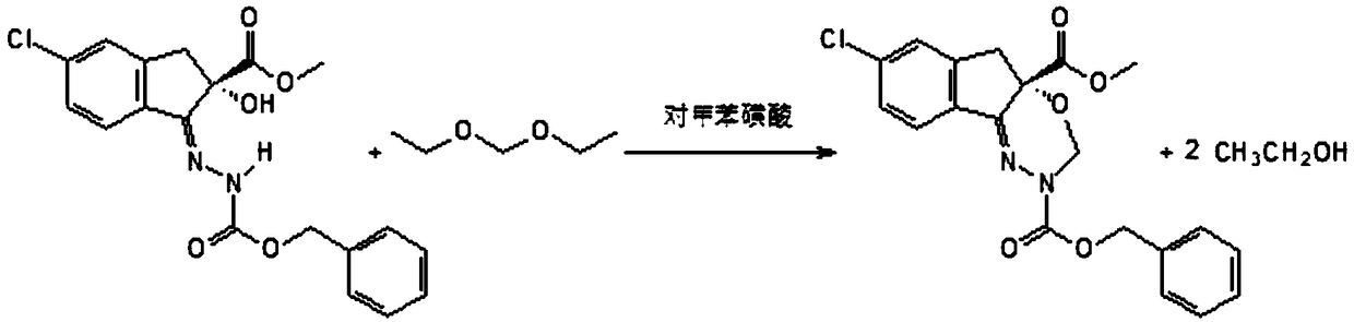 Indeno oxadiazine compound synthetic method
