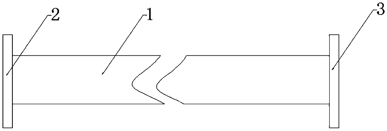 Special-shaped tube for looms and application thereof to water-jet or air-jet looms