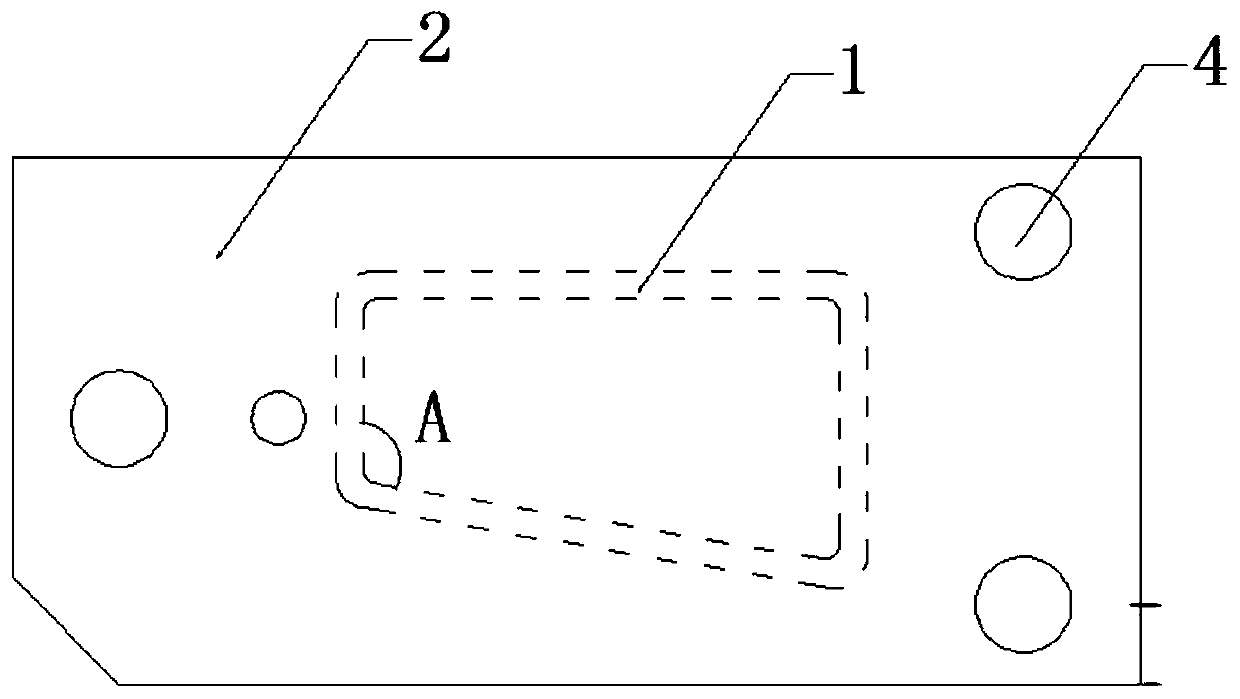 Special-shaped tube for looms and application thereof to water-jet or air-jet looms