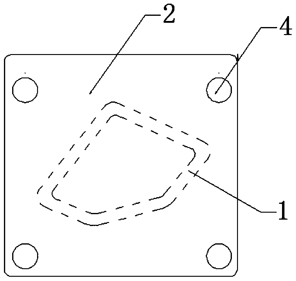 Special-shaped tube for looms and application thereof to water-jet or air-jet looms