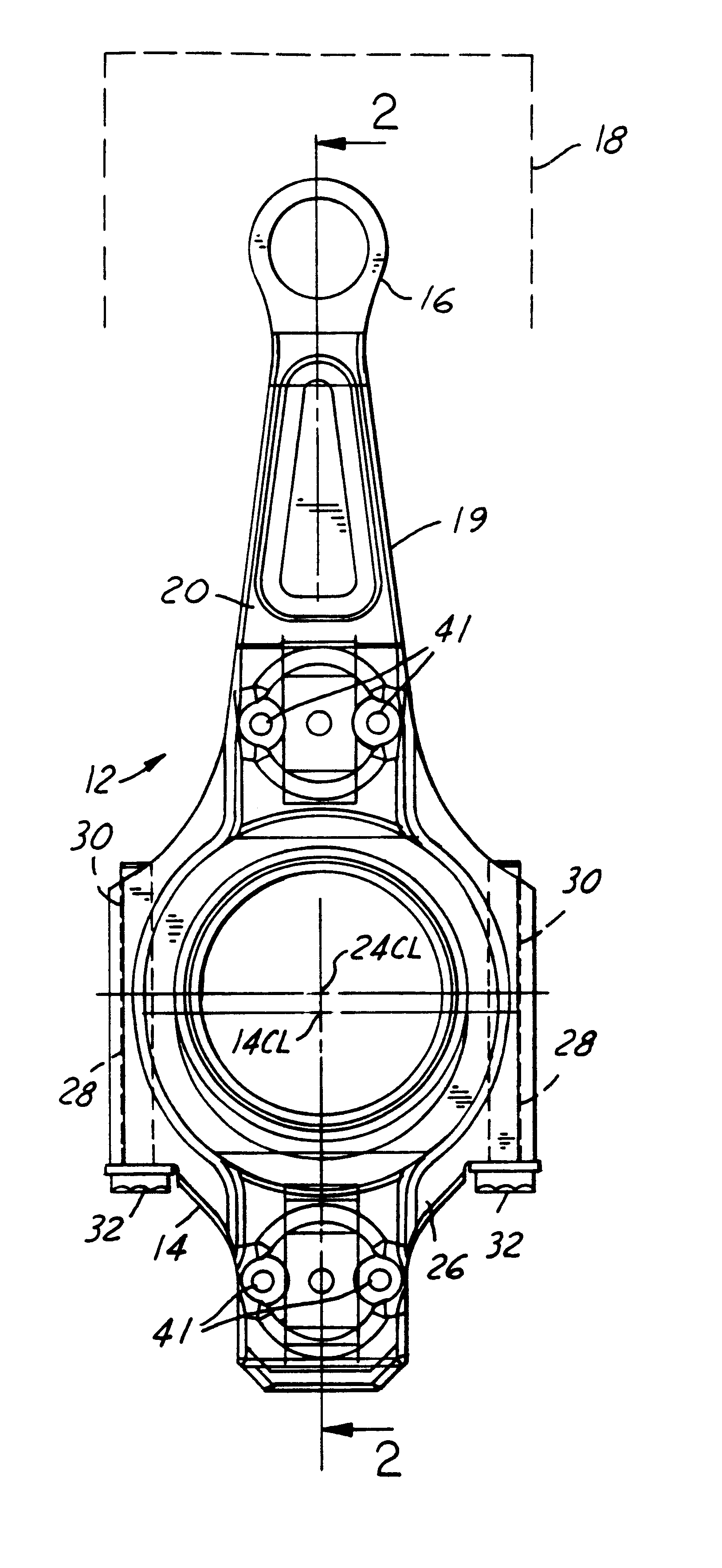 Variable compression ratio connecting rod locking mechanism I