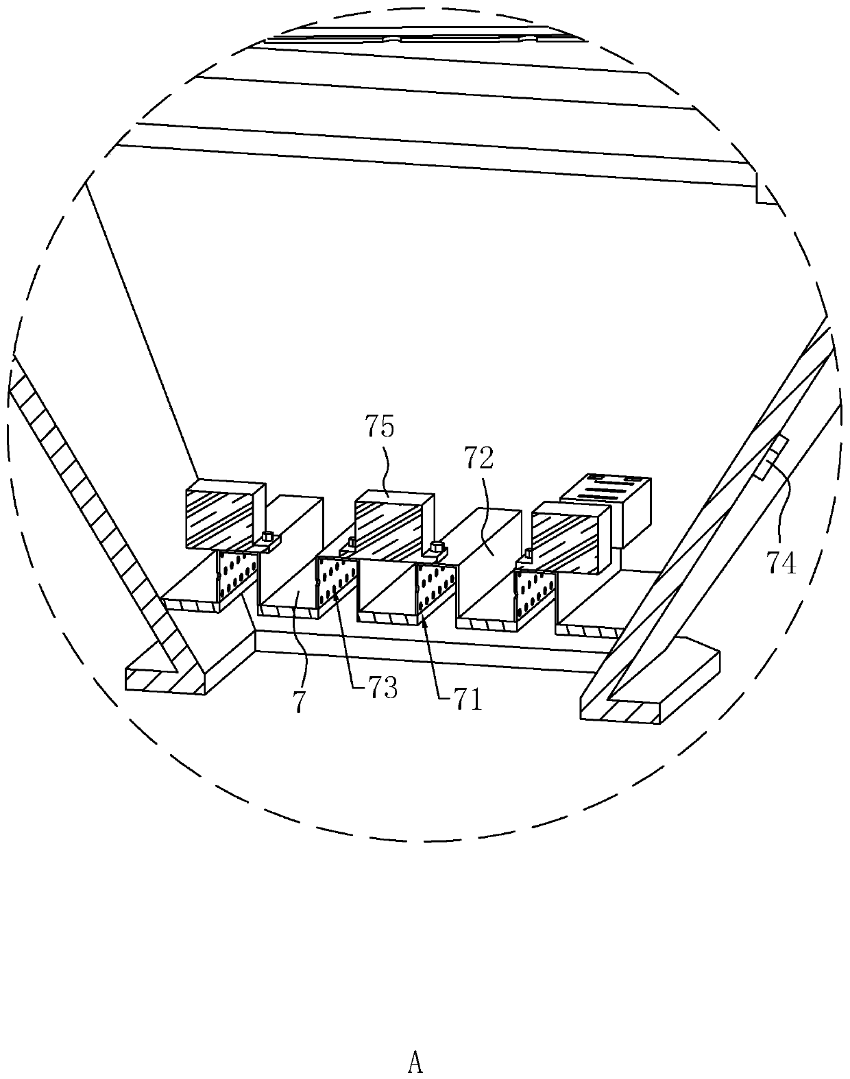 Chemical defense filtering absorber