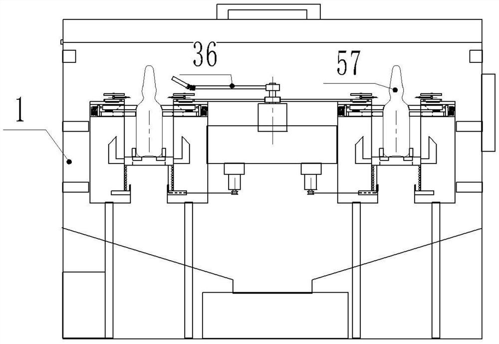 An automatic bottle opening device for medical injection ampoule bottles