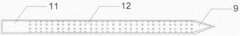 Method for treating foundation by vacuum prepressing method through positionable water permeable pipes