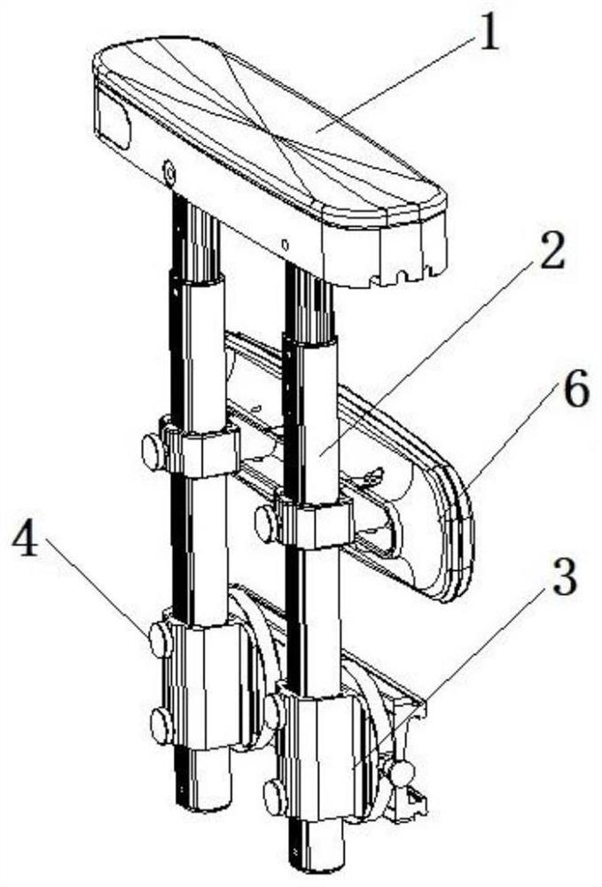 Adjustable wheelchair armrest mechanism