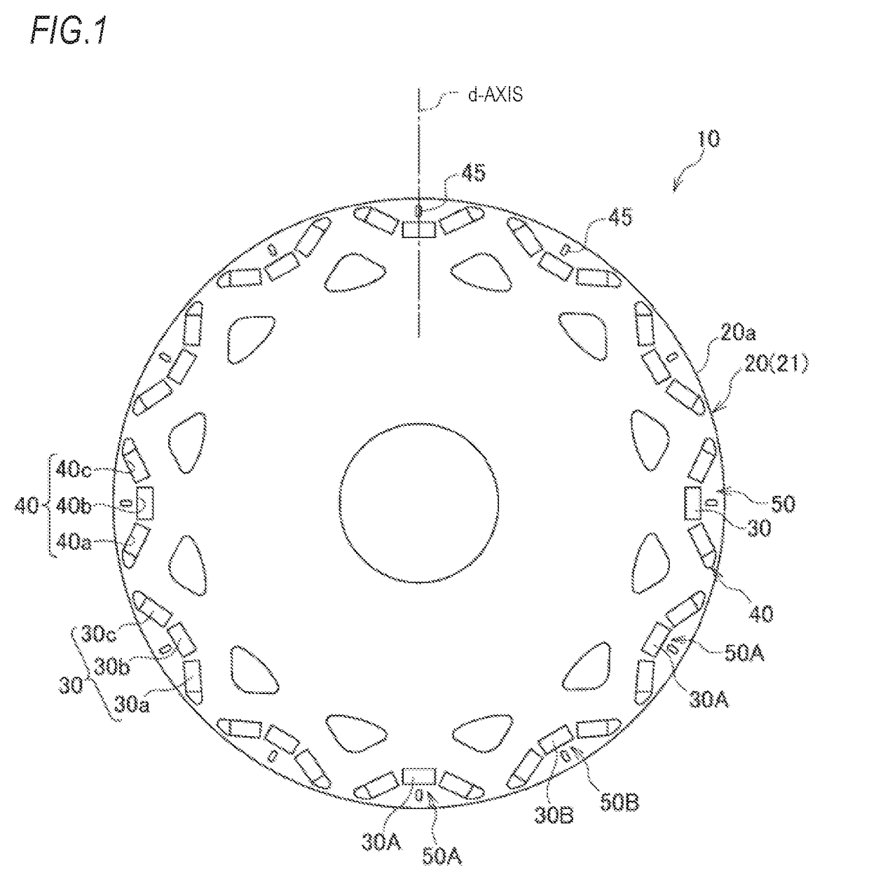 Rotor for rotary electric machine