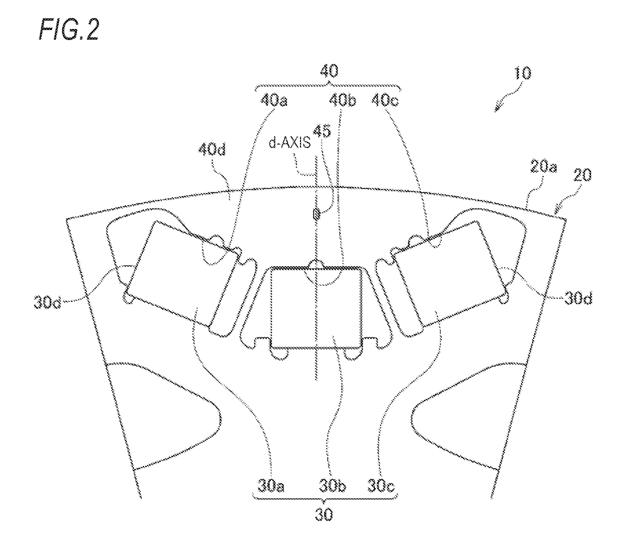 Rotor for rotary electric machine