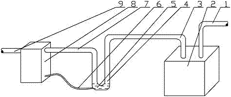 Self-oil return device for vehicle air conditioner