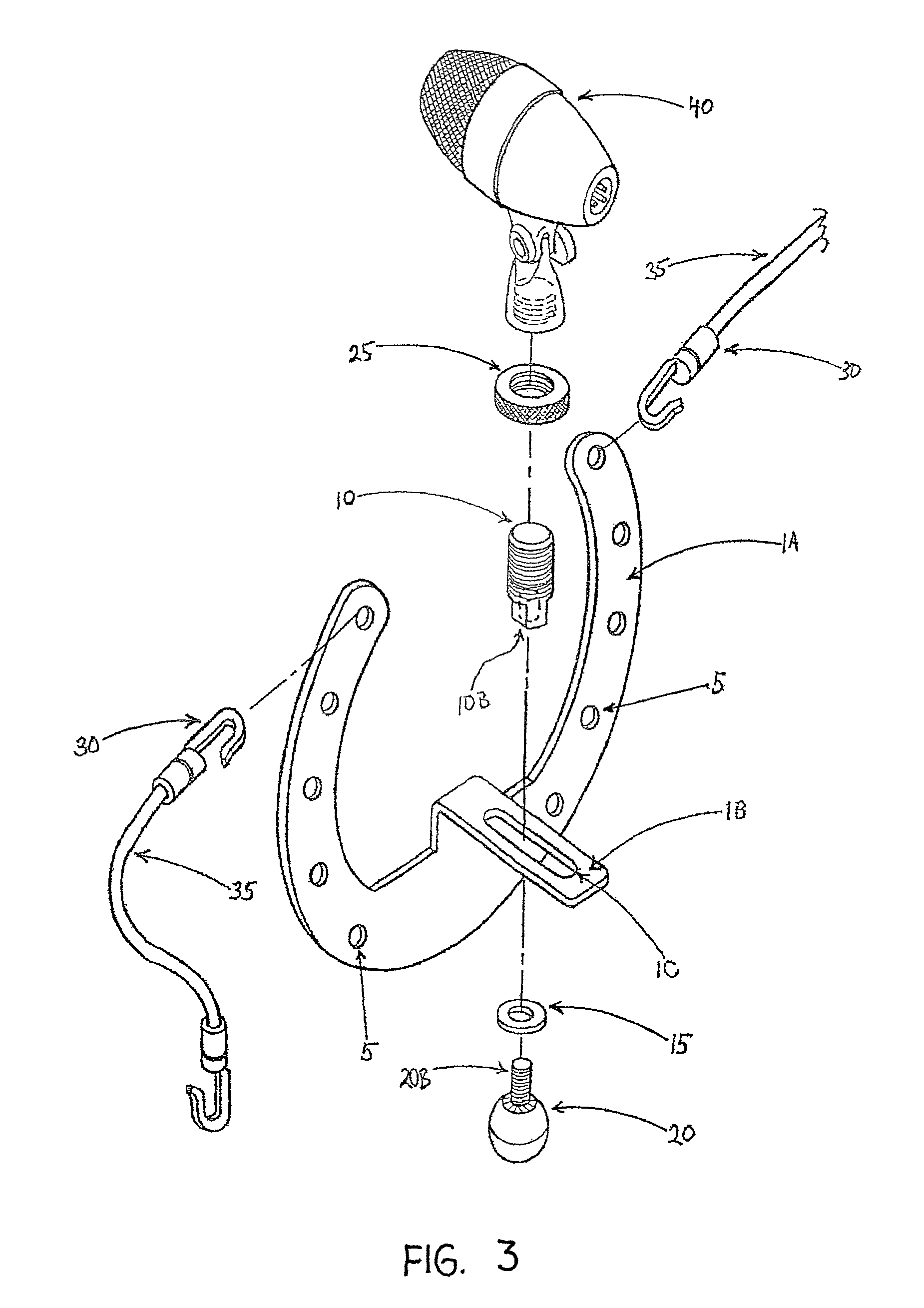 Stabilizing holder for sensory device