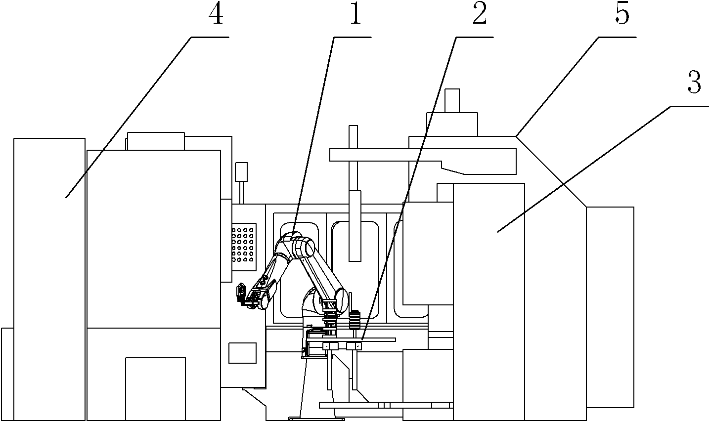 Automatic loading gear alignment method and device for articulated robot-based gear cutting machine