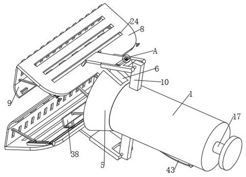 Clinical calculus removing device for hepatobiliary surgery department