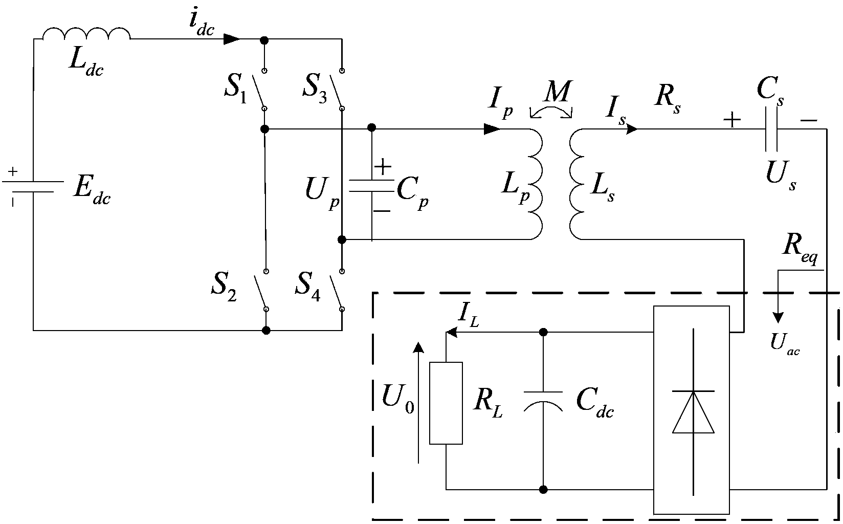 Design method for induction power transmission system having characteristics of constant current, constant voltage and constant frequency