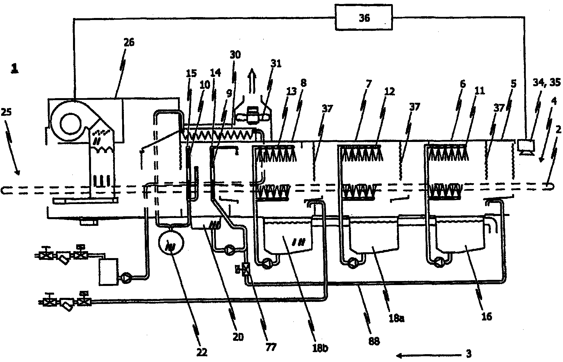 Conveyor dishwasher and method of operating a conveyor dishwasher