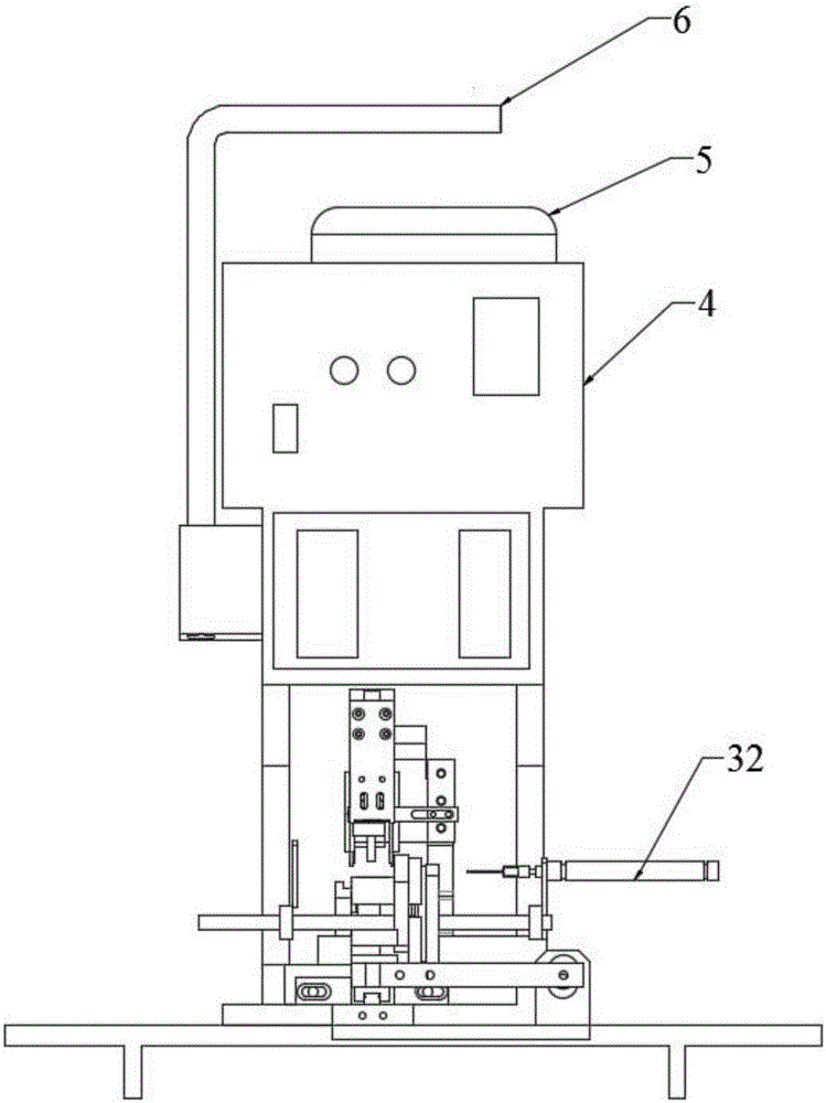 Wire kinking and middle peeling machine and application method thereof