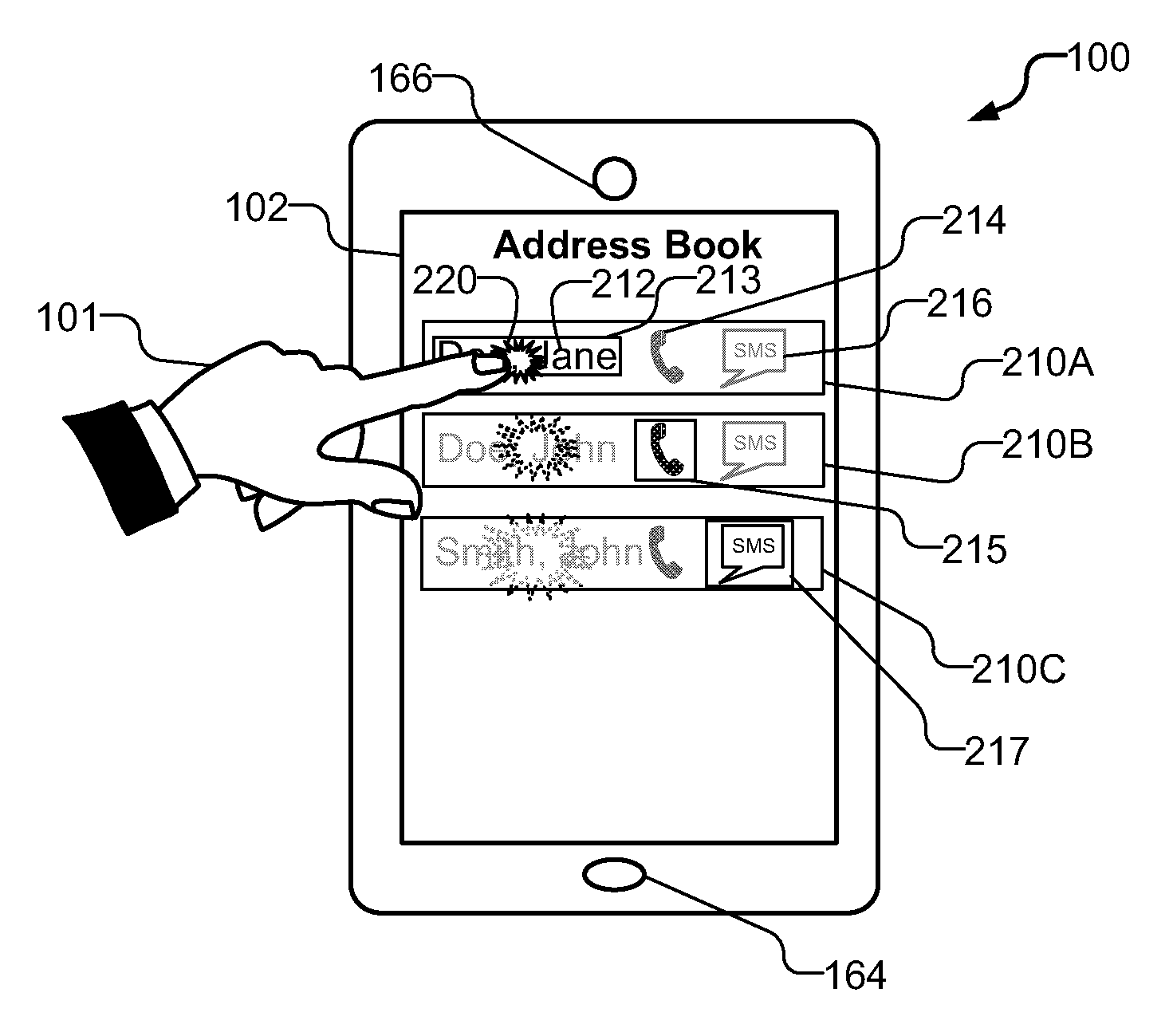 User interface elements augmented with force detection