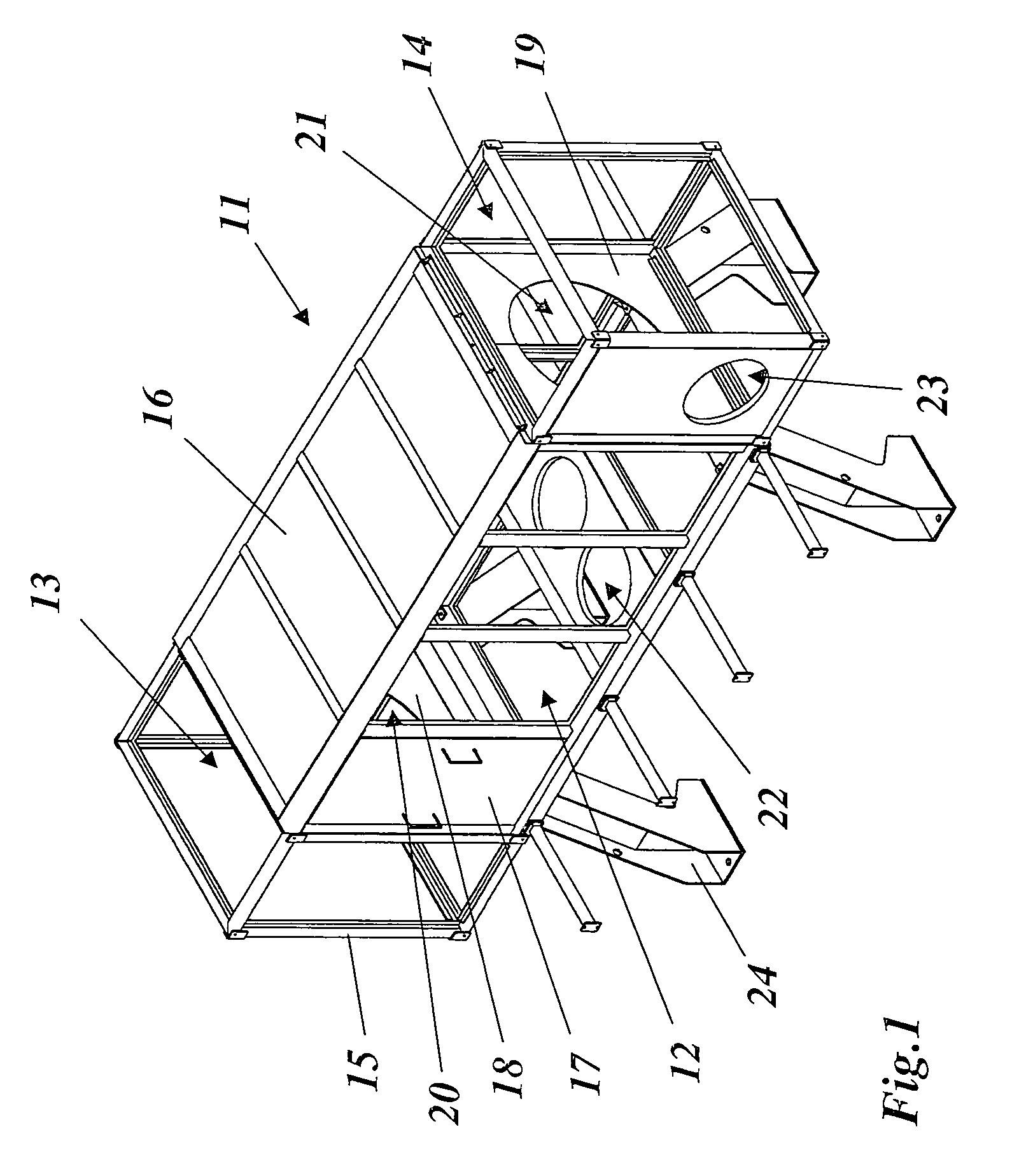 Method for testing the thermally induced unbalance of a rotating machine part, in particular the rotor of a turbogenerator, and device for carrying out the method