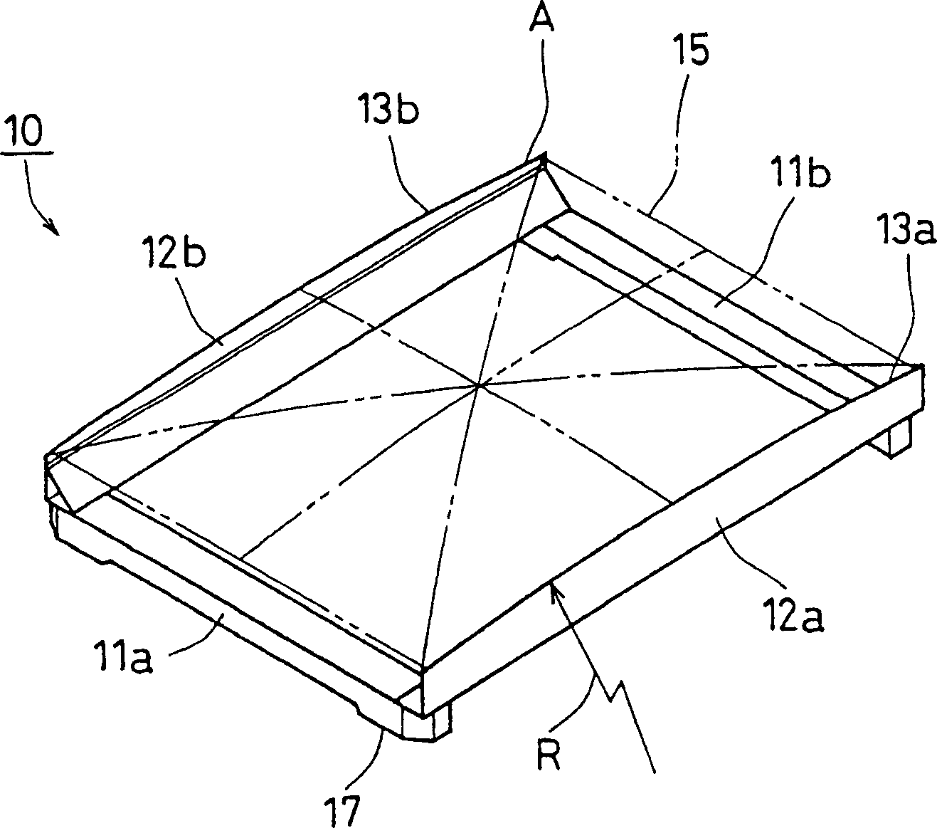 Grinding device for shadow mask support