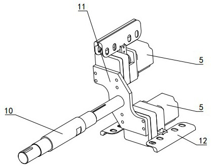 Glove taking-off device