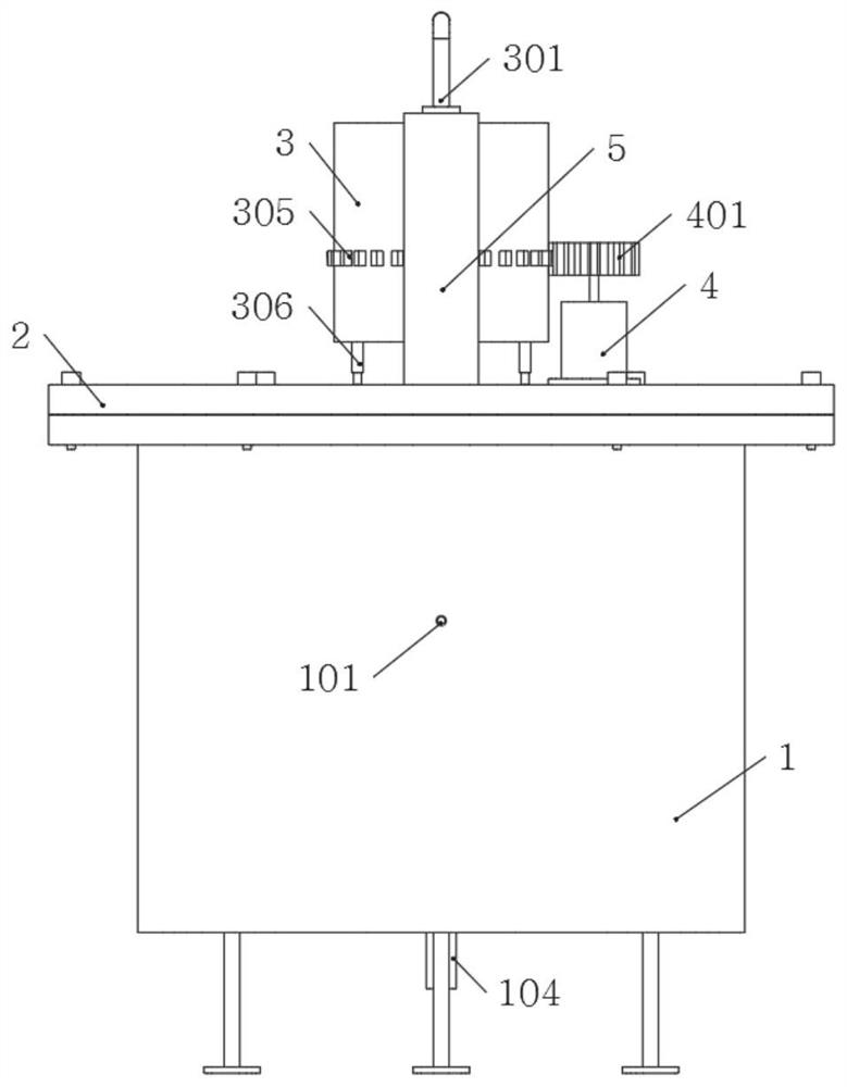 Anhydrous formaldehyde processing device with direct solvent absorption ...